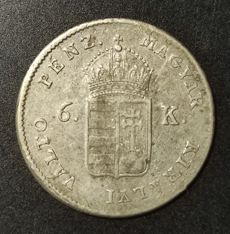 6 Grajciar 1849 N.B.