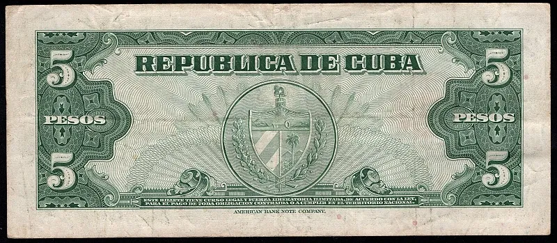 5 Pesos 1960 - Kuba