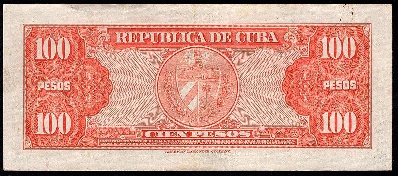 100 Pesos 1959 - Kuba