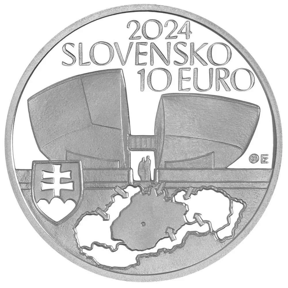 2024/075, 10€ - 80. výročie Slovenského národného povstania PROOF