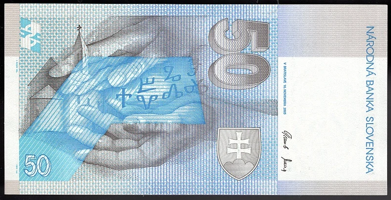 SK45/ 50 Sk - Slovensko - Séria K, 2005 aUNC