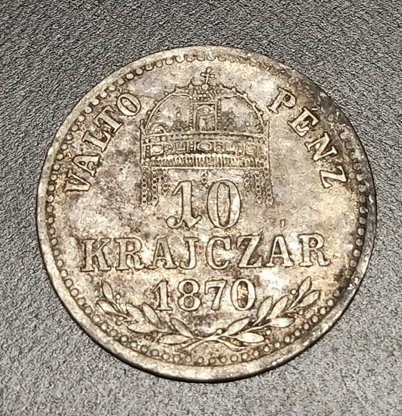 10 Grajciar 1870 KB