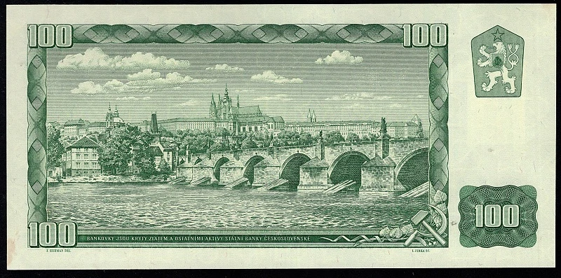 SK04/ 100 Sk - Slovensko - Séria X33, 1961