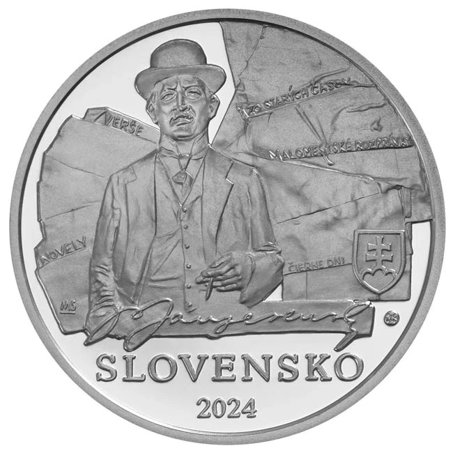 2024/077, 10€ - Janko Jesenský PROOF
