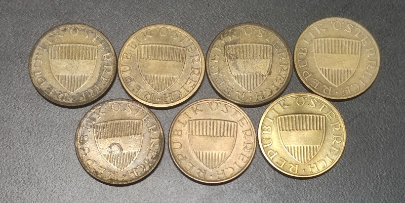 LOT 50 Groschen 1963-69