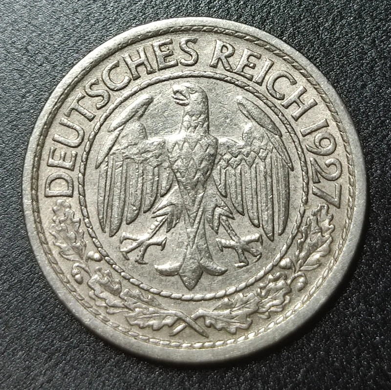 50 Reichspfennig 1927 J