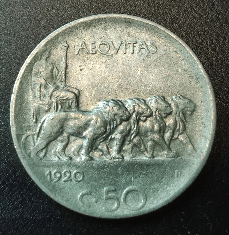 50 Centesimi 1920 R