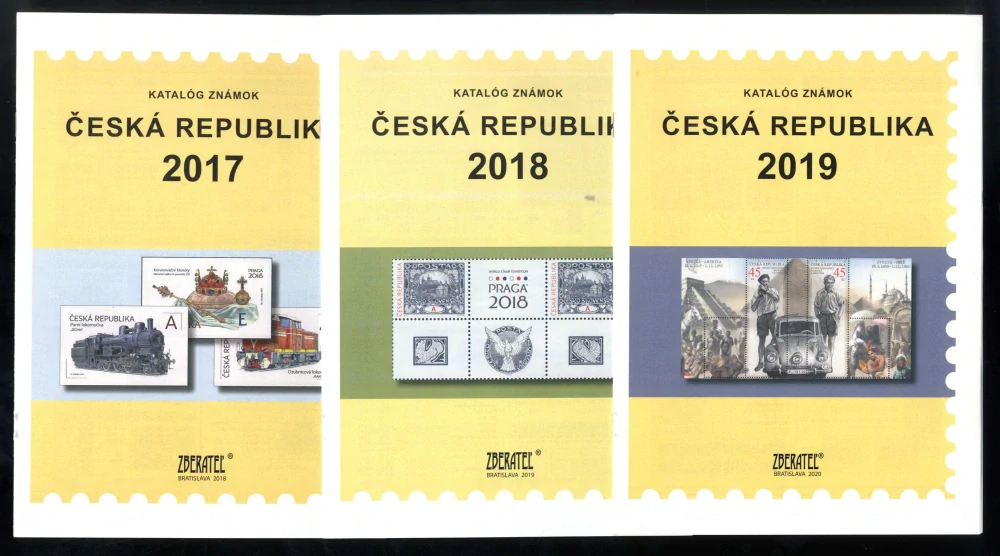 Česká republika - 7x katalóg známok