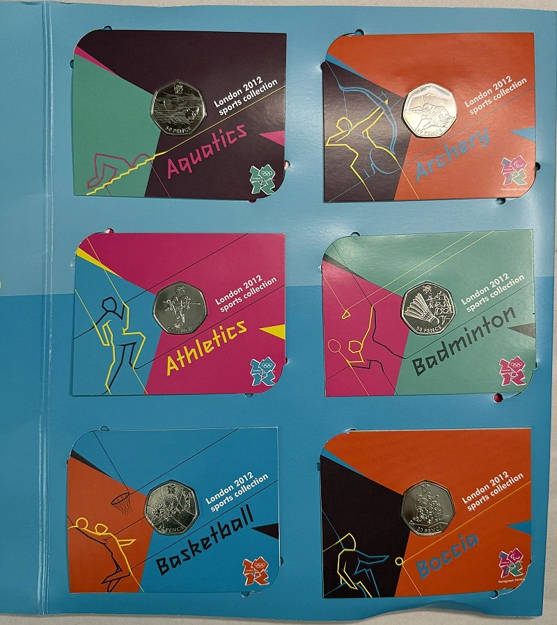 London 2012 Sport Collection / 29x 50 Pence