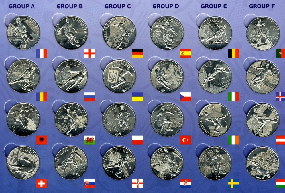 Francúzsko - Medaile / UEFA EURO 2016