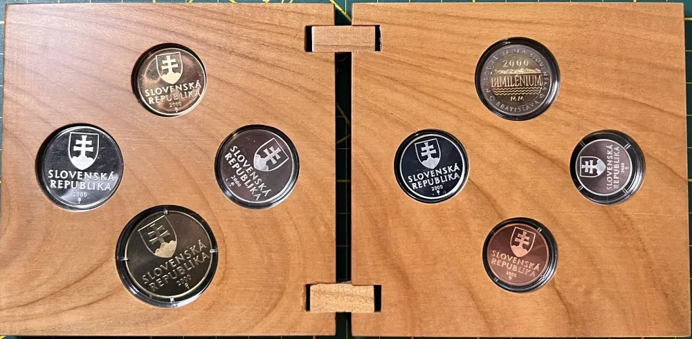 2000 Sada Slovenských mincí PROOF