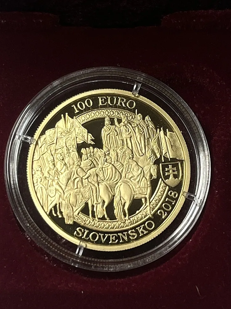2018 - 100 Euro - Korunovácia Ferdinanda II. PROOF