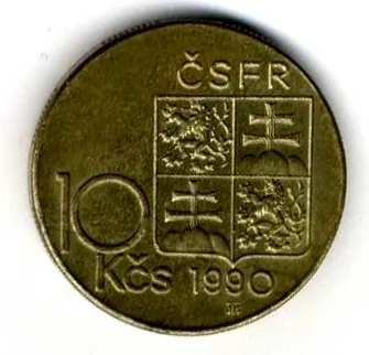 83/ 1990 - 10Kčs - T.G. Masaryk - varianta e. - Rónai