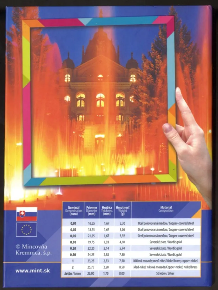 2013 Sada Slovenských Euro mincí Košice - hlavné mesto kultúry - PROOF