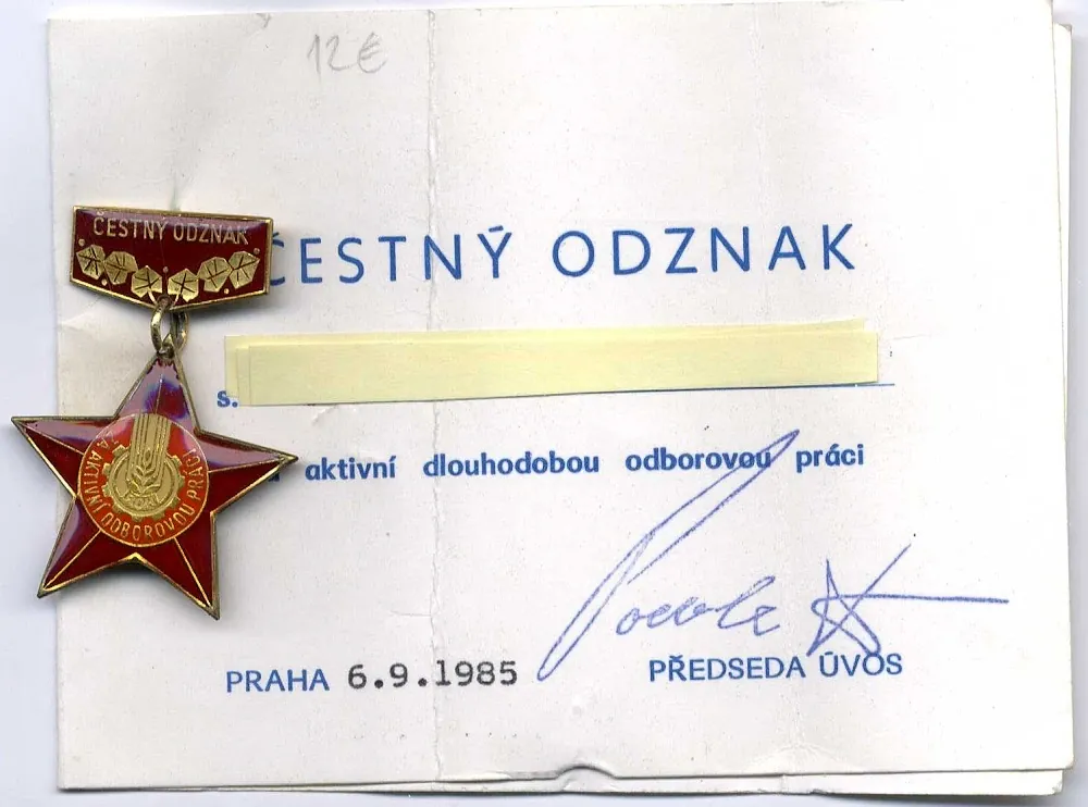 Za dlhodobú odborovú prácu