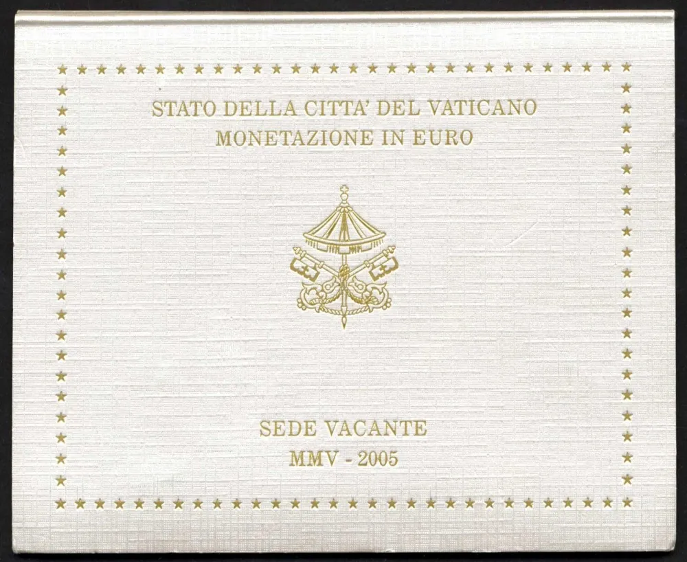 Vatikán sada mincí 2005 - Sede Vacante