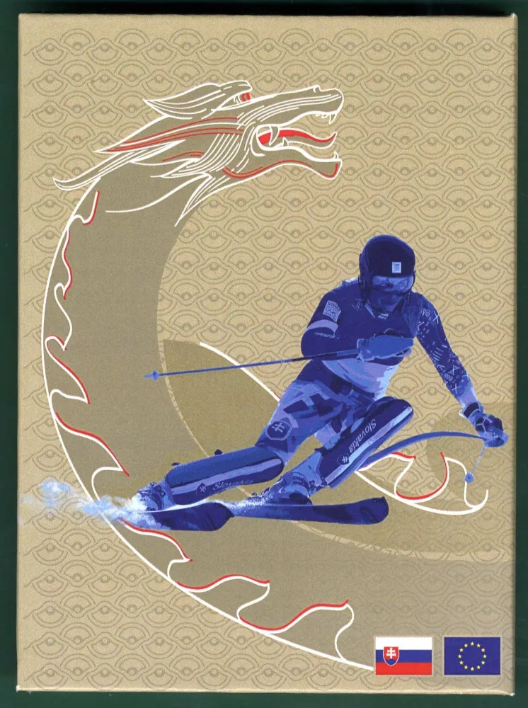 2022 Sada Slovenských Euro mincí - ZOH Peking Proof