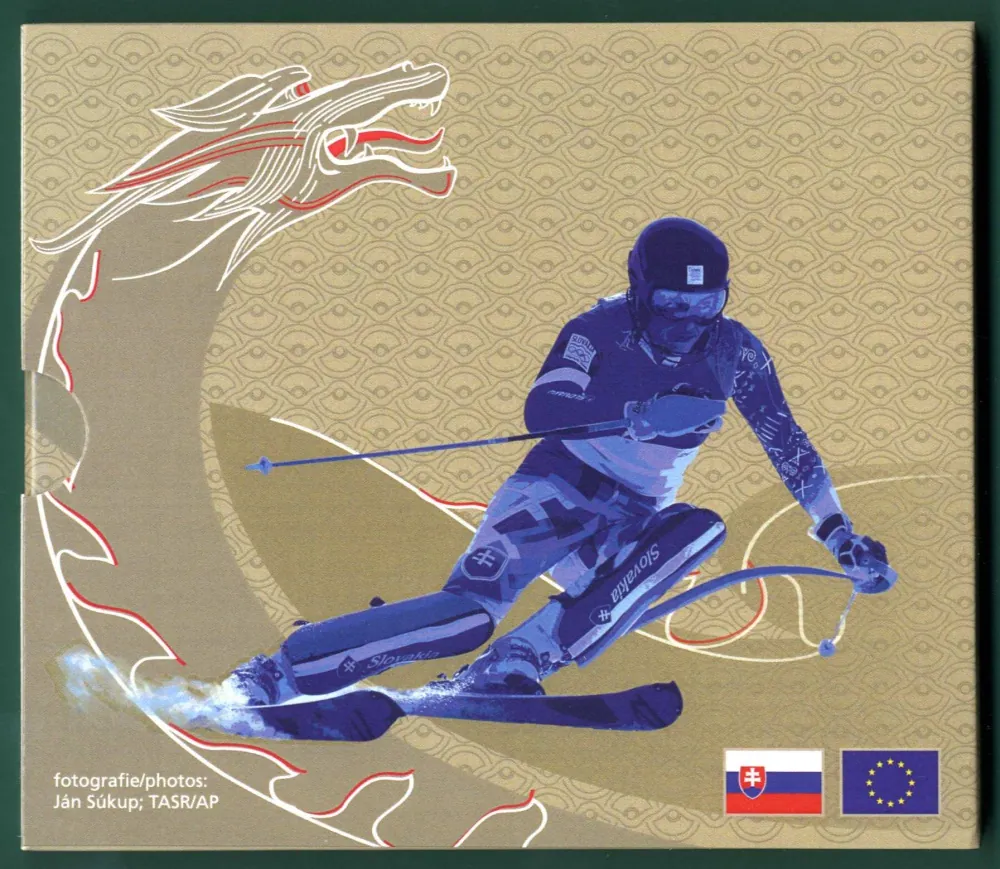 2022 Sada Slovenských Euro mincí - ZOH Peking 
