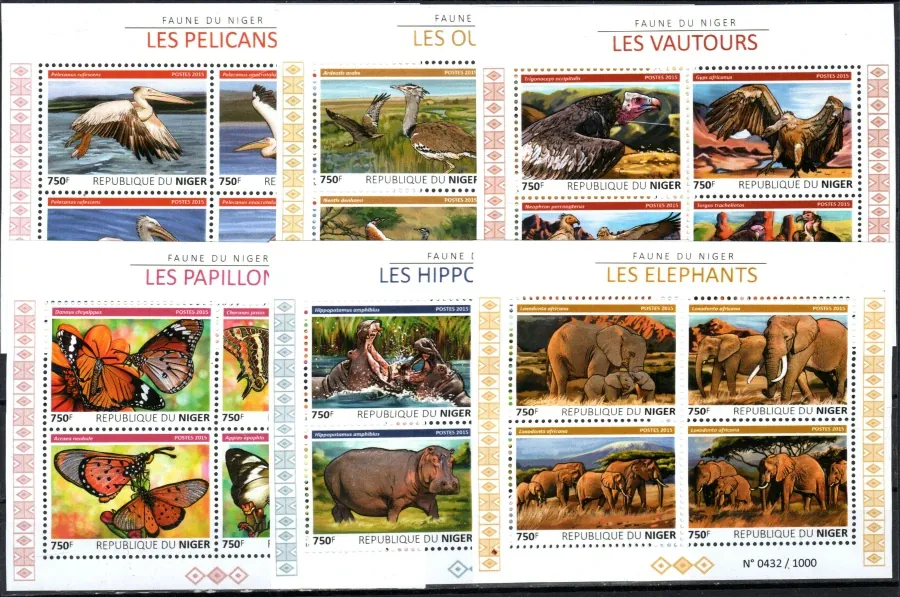 r. 2015 Fauna komplet 25 ks