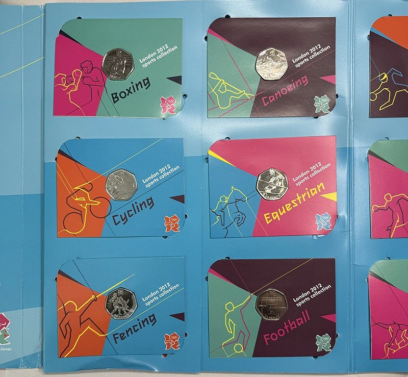 London 2012 Sport Collection / 29x 50 Pence