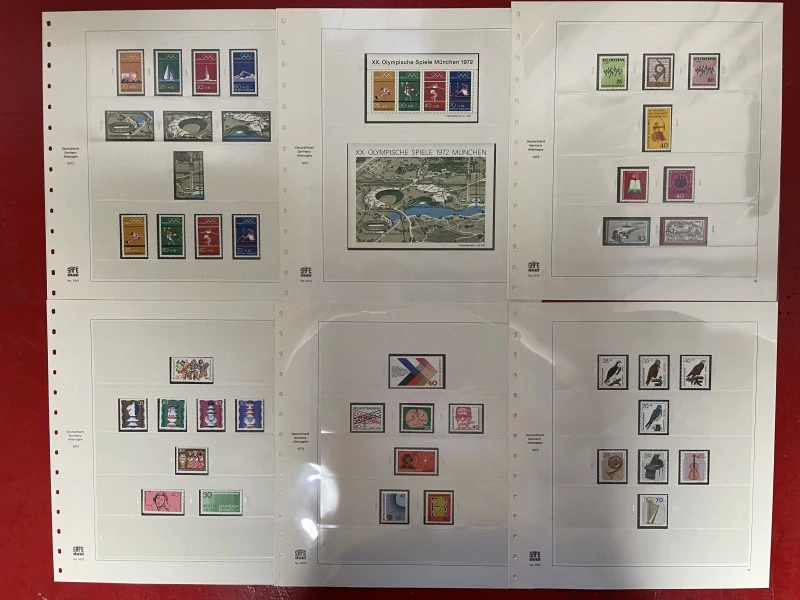 Zbierka známok BRD 1969-1978