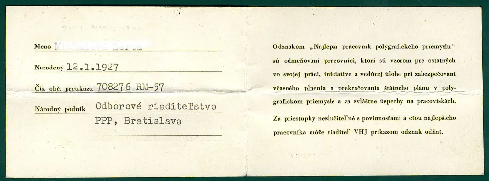 Najlepsí pracovník polygrafického priemyslu