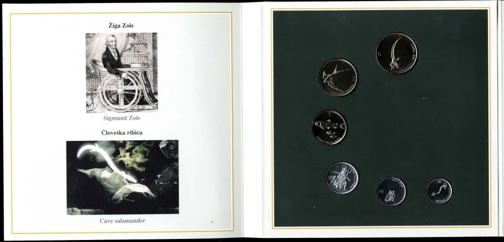 Sada mincí Slovinsko 1996 - 1999