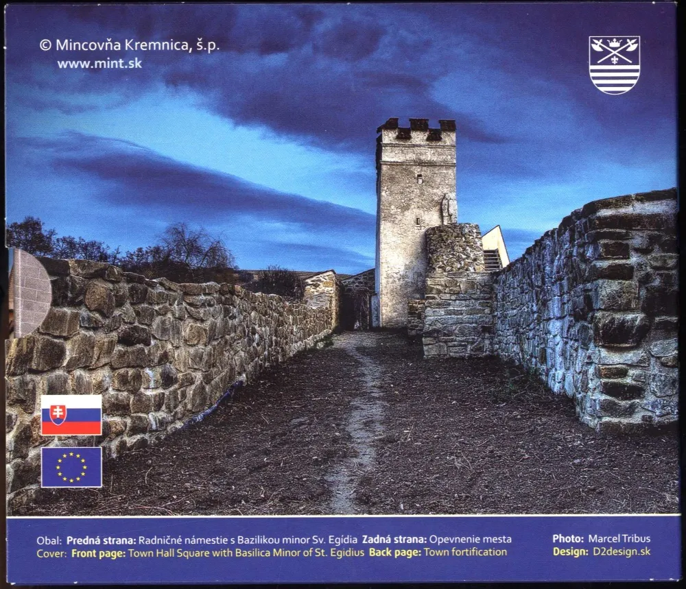 2014 Sada Slovenských Euromincí Bardejov, svetové dedičstvo UNESCO