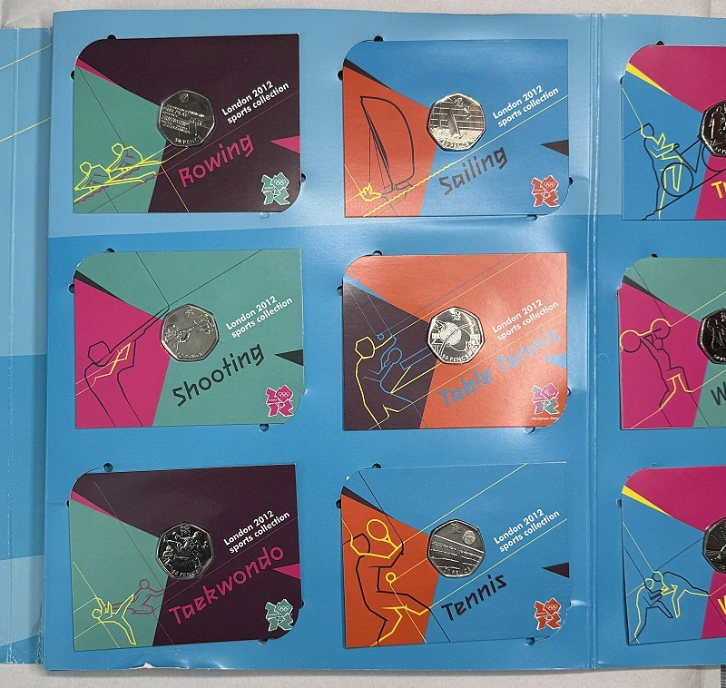 London 2012 Sport Collection / 29x 50 Pence