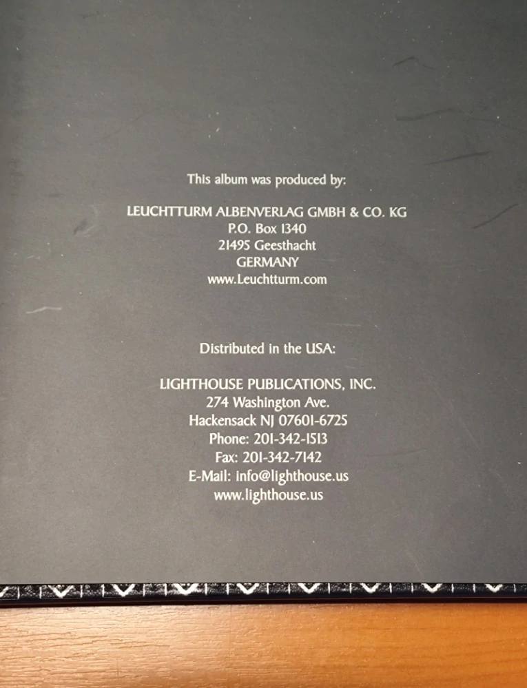 Album na USA 1/4 dollar Leuchtturm