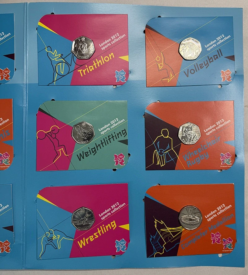 London 2012 Sport Collection / 29x 50 Pence