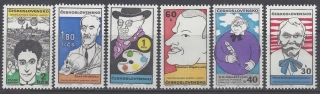1768-1773** Osobnosti