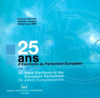 2004 Luxemburg 25€ Jubilejná minca