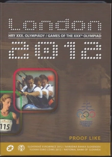 2012 Sada mincí Letné olympijské hry Londýn PROOF
