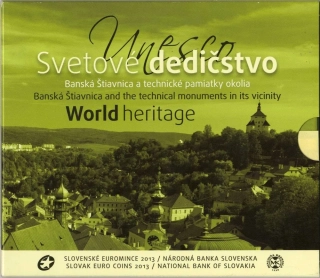2013 Sada Slovenských Euromincí Svetové dedičstvo