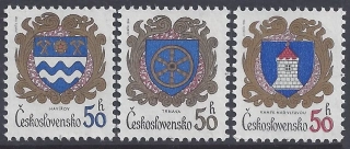 2680-2682** Znamky čs. miest