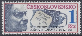 2873**  Deň čs. poštovej známky