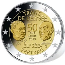 Nemecko-spoločné vydanie s Francúzskom 2013 Typ A