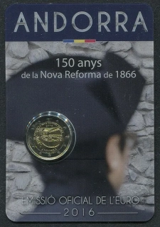 2016 - Pamätná minca Andorra 2€