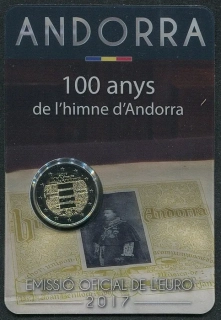 2017 - Pamätná minca Andorra 2€
