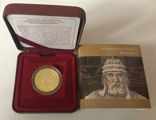2019 - 100 Euro - Veľkomoravské knieža Mojmír I. PROOF