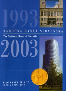2003 Sada Slovenských mincí Národná Banka Slovenska