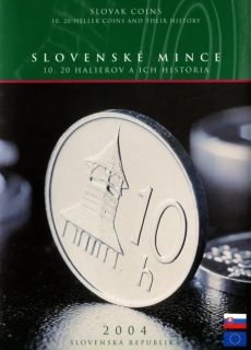 2004 Sada Slovenských mincí 10 a 20 halierov a ich história