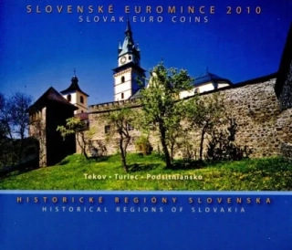 2010 Sada Slovenských Euro mincí Tekov, Turiec, Podsitniansko