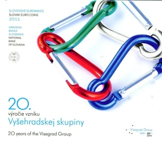 2011 Sada Slovenských Euro mincí - 20. výročie vzniku Vyšehráds