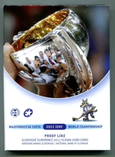 2011 Sada Slovenských Euro mincí - Majstrovstvá sveta 2011 PROOF