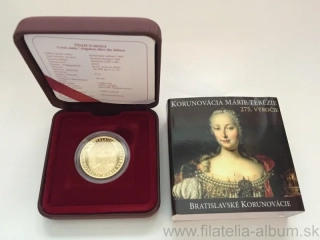 2016 - 100 Euro - Korunovácia Márie Terézie PROOF
