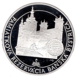 2016/023, 20 Euro Pamiatková rezervácia Banská Bystrica PROOF