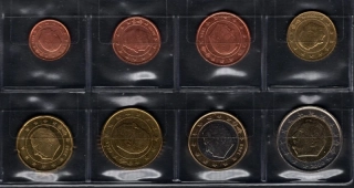 Sada Belgických Euro mincí