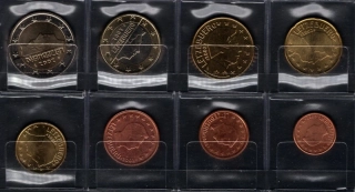 2002 Sada Luxemburských Euro mincí